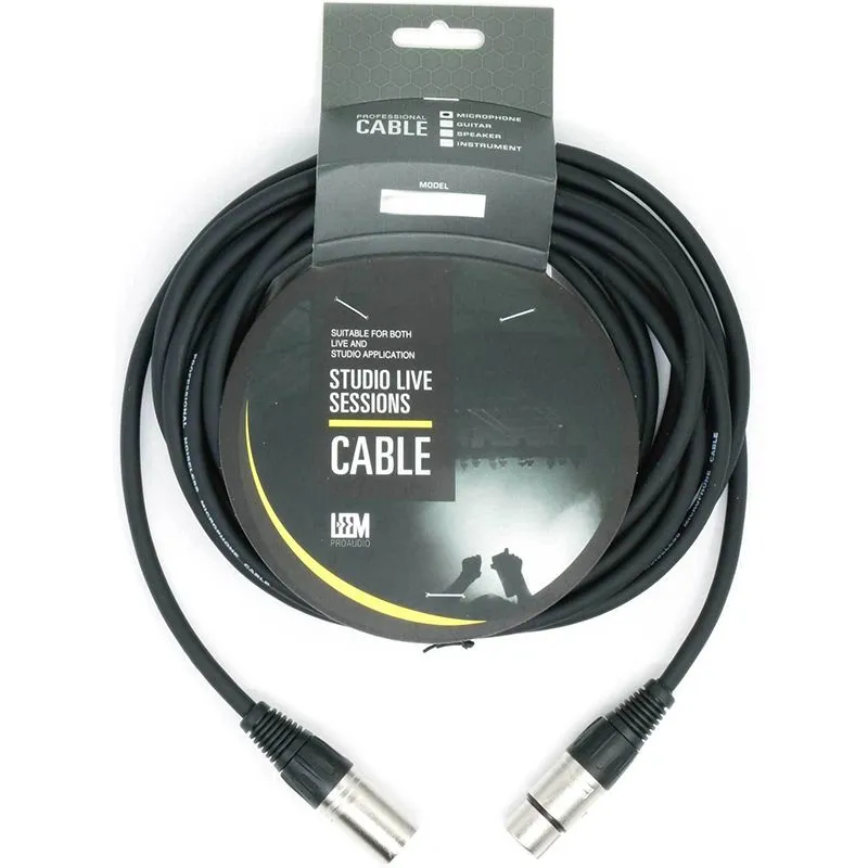 

Кабель акустический ABS XLR(f) - XLR(m) Leem NML-20 Powertech 9м