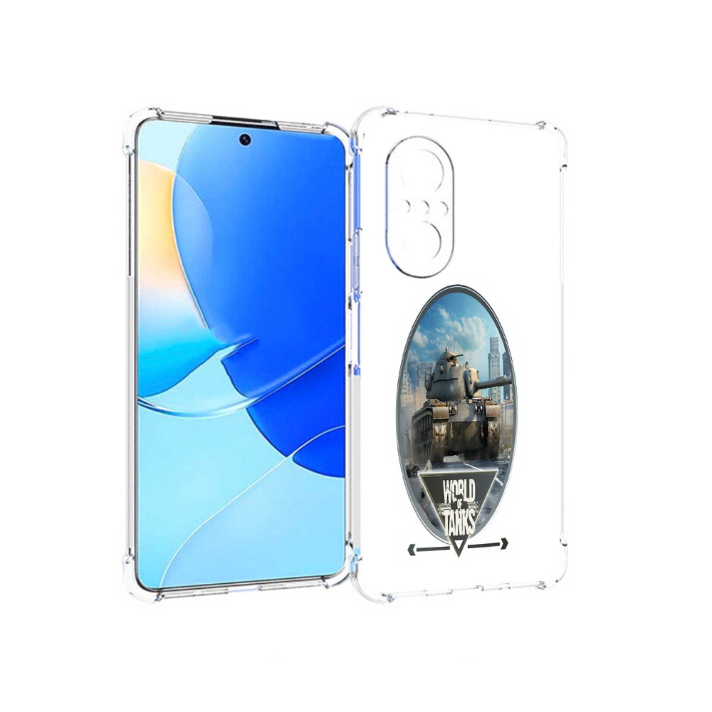

Чехол MyPads Tocco для Huawei Nova 9 SE игра с танками, Прозрачный, Tocco