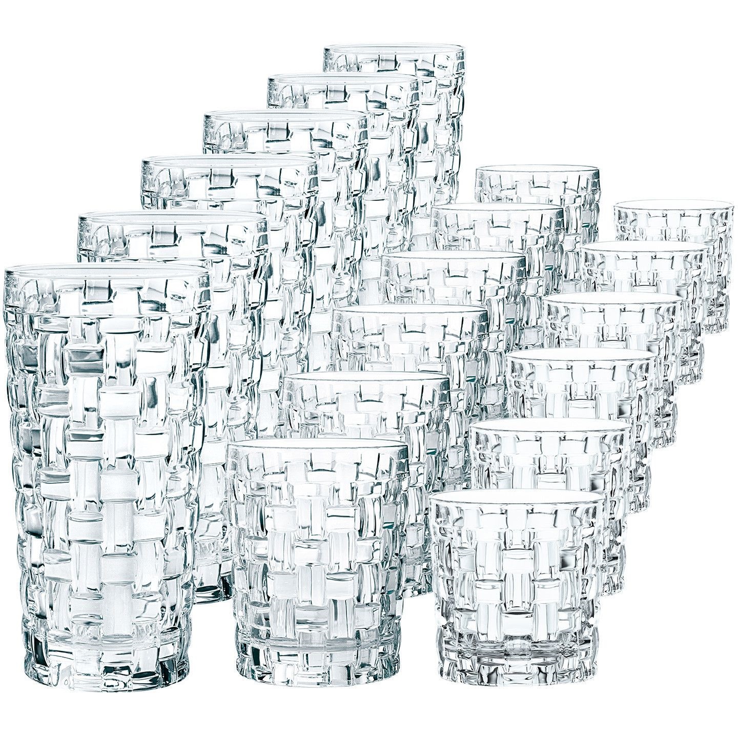 

Набор стаканов Nachtmann Bossa Nova Tumbler Set 103000 18шт, Прозрачный, 103000