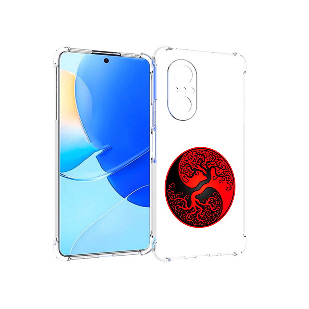 

Чехол MyPads Tocco для Huawei Nova 9 SE инь янь дерево, Прозрачный, Tocco