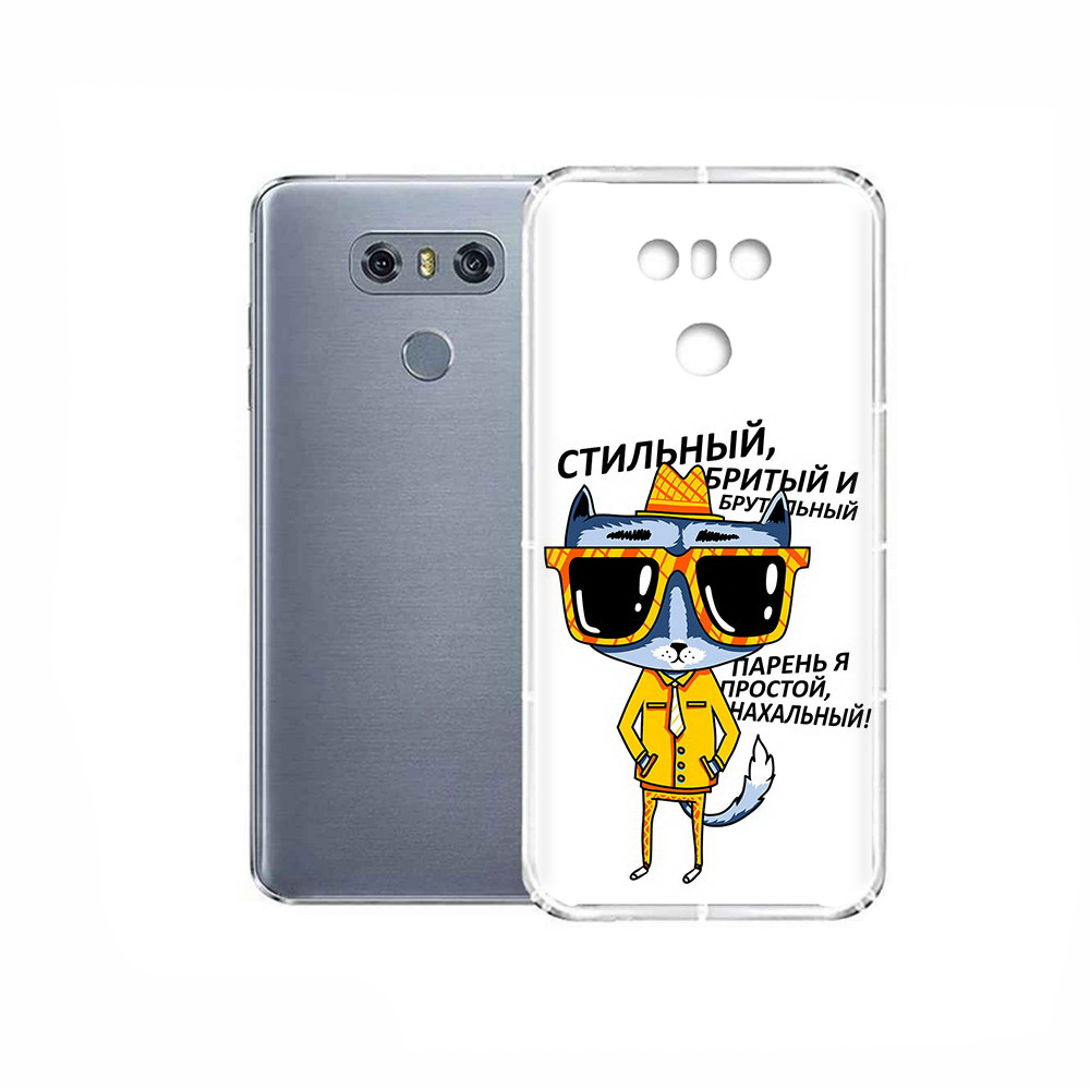 

Чехол MyPads Tocco для LG G6 стильный кот, Прозрачный, Tocco