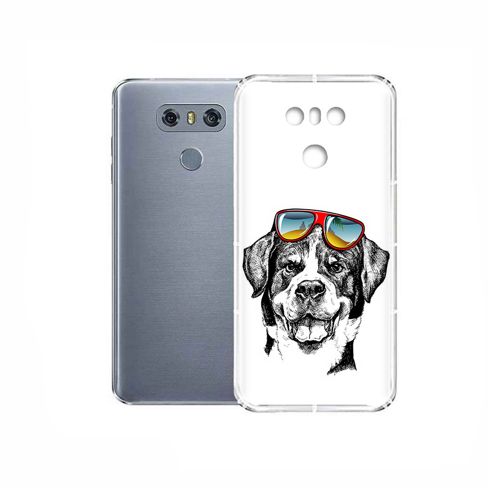 

Чехол MyPads Tocco для LG G6 счастливая собака, Прозрачный, Tocco