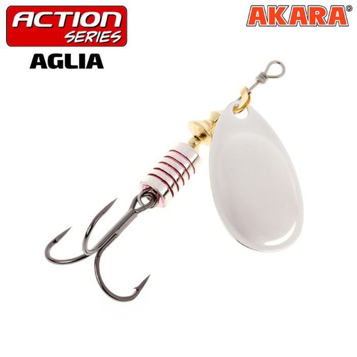 

Блесна вращающаяся Akara Action Series Aglia , 4 г, цвет A19, Серебристый