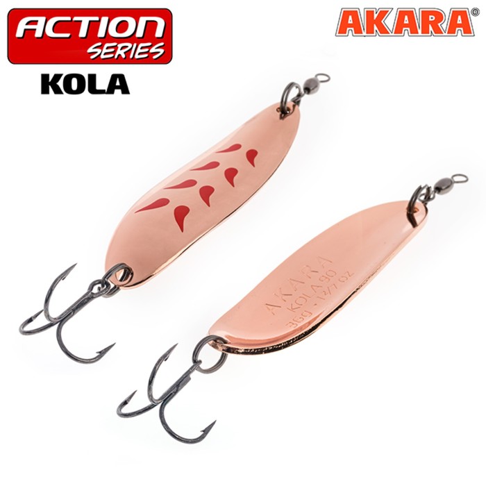 фото Блесна колеблющаяся akara action series kola70, 12 г, цвет 12