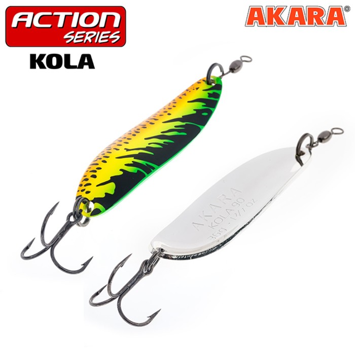 фото Блесна колеблющаяся akara action series kola70, 12 г, цвет 15