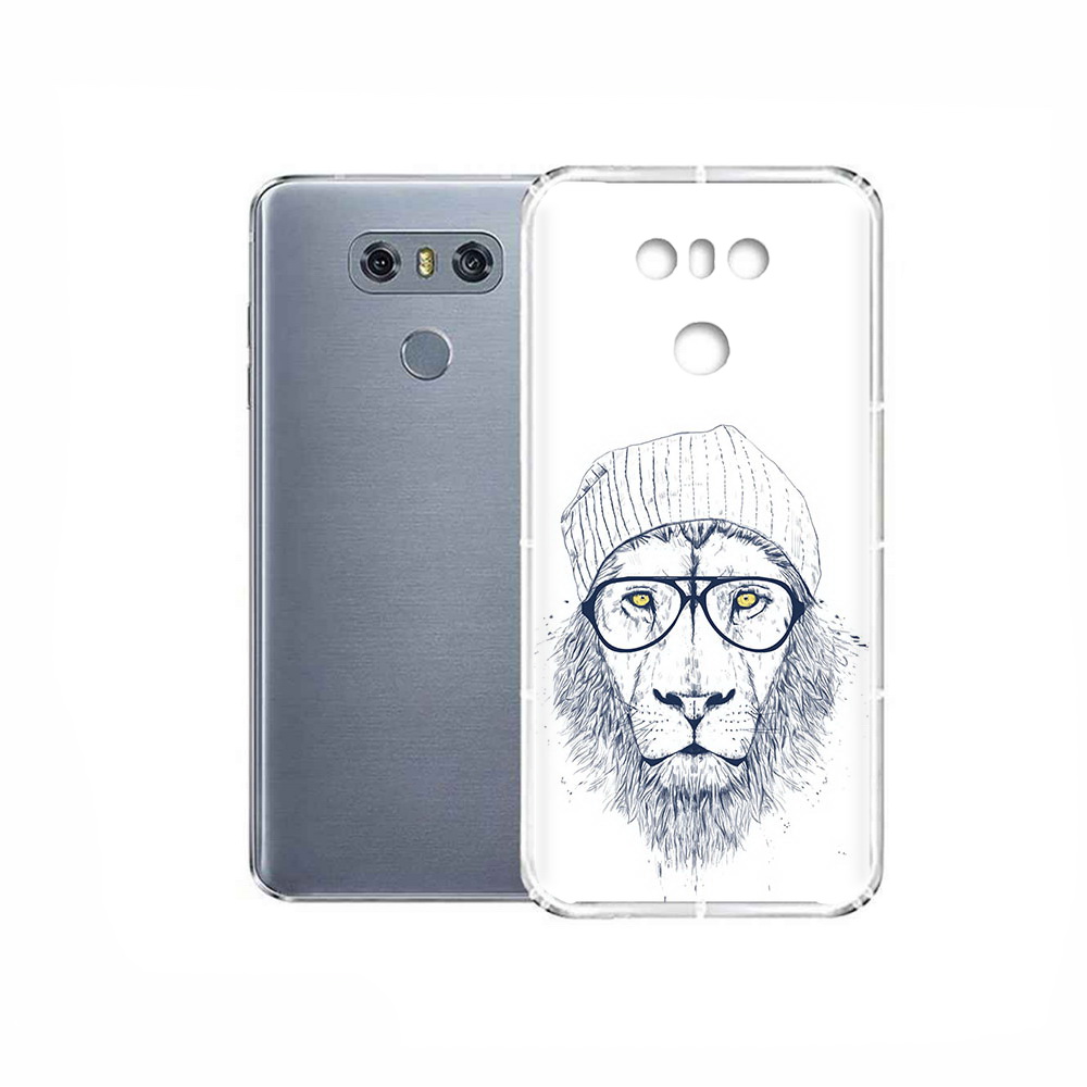 

Чехол MyPads Tocco для LG G6 хиппи лев, Прозрачный, Tocco