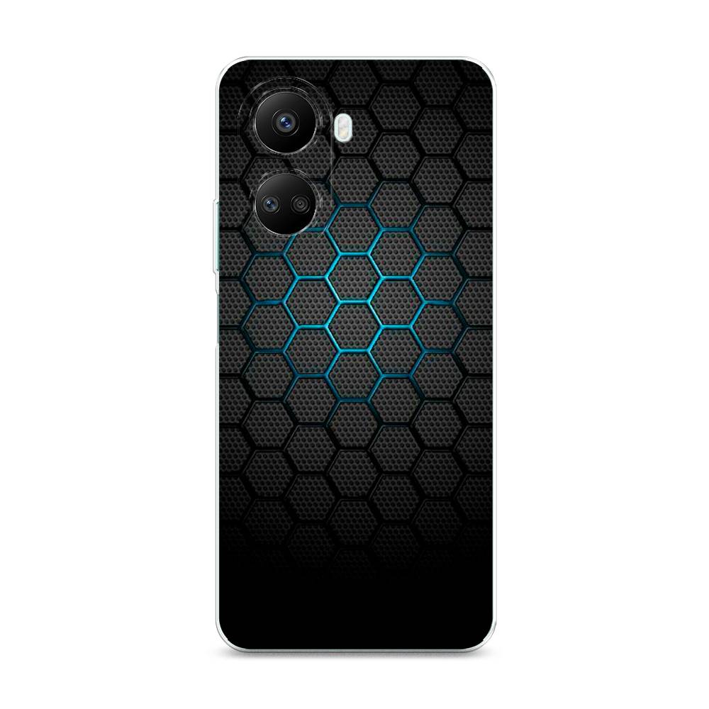 

Чехол Awog для Huawei nova 10 SE "Бирюзовые соты", Голубой;синий;черный, 6109650-3