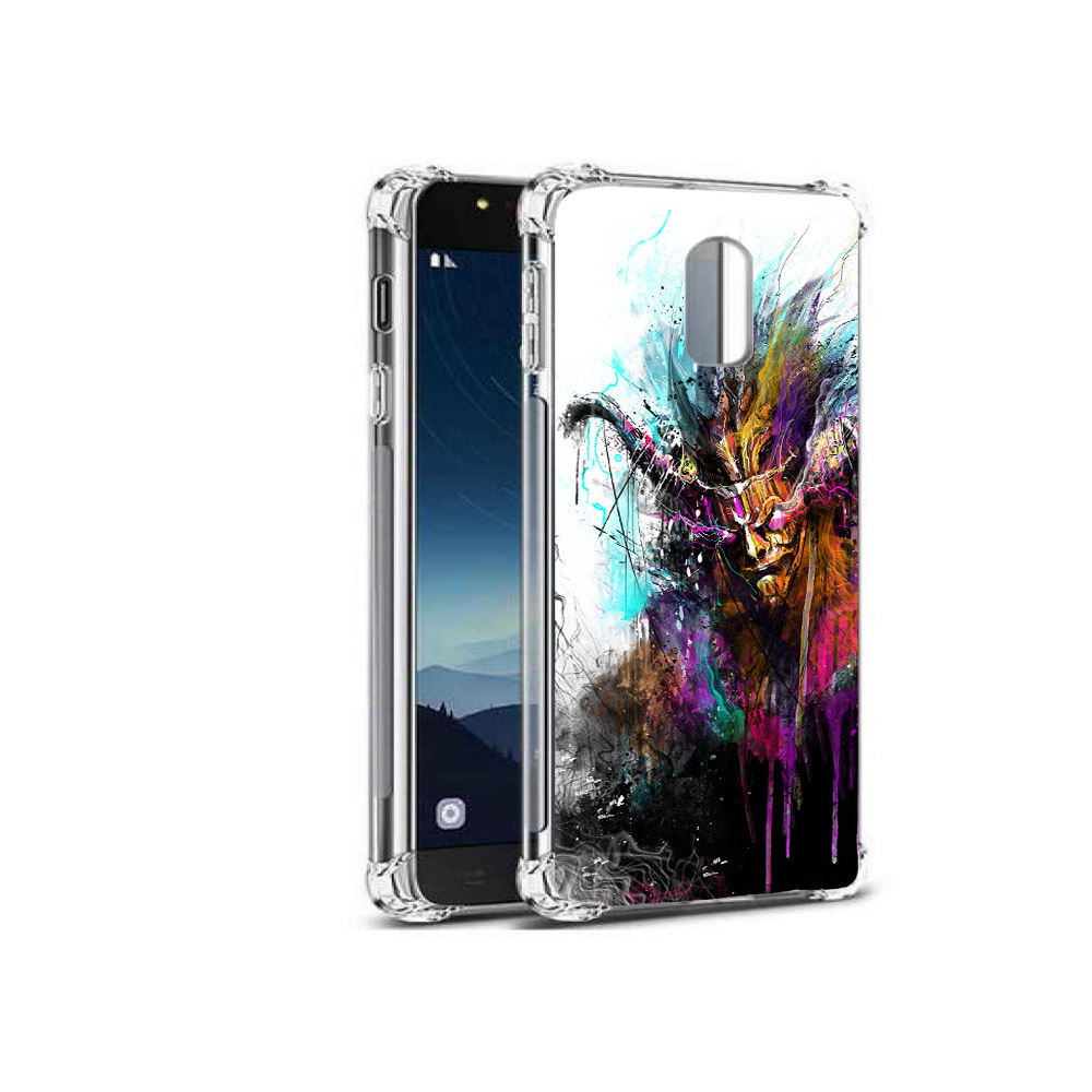 

Чехол MyPads Tocco для Samsung Galaxy C8 яркий дьявол (PT96288.518.709), Прозрачный, Tocco
