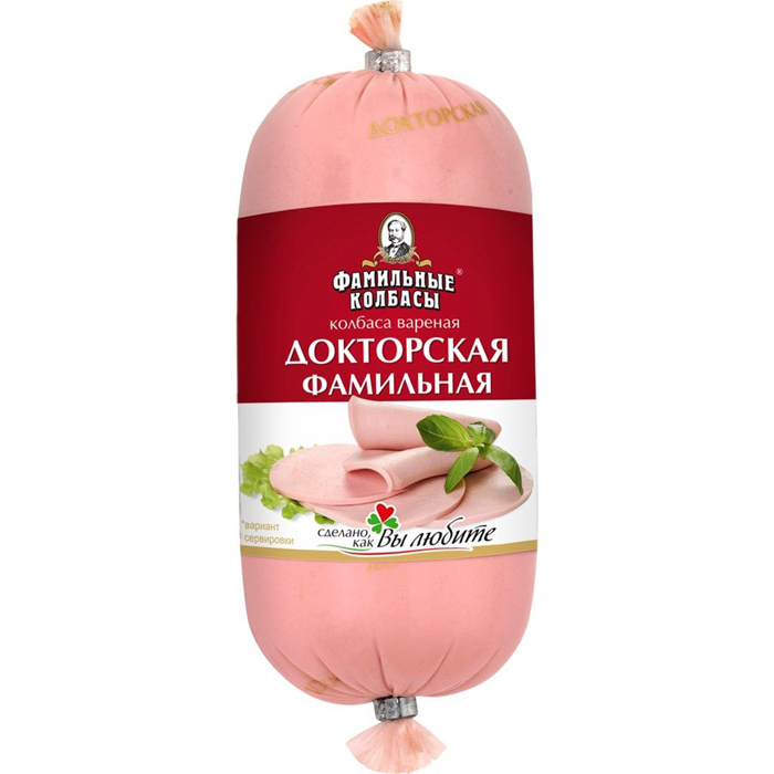 

Колбаса Фамильные колбасы Докторская Фамильная вареная