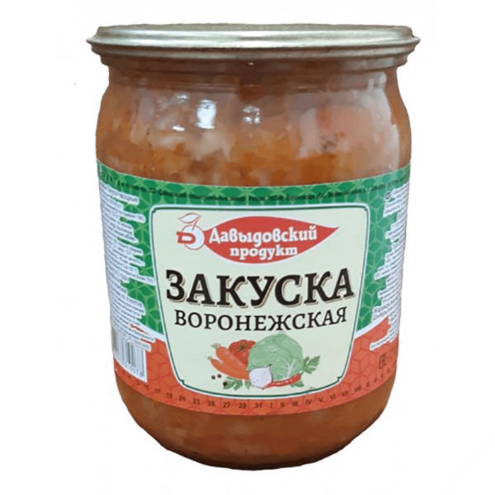 

Закуска овощная Давыдовский продукт Воронежская 510 г