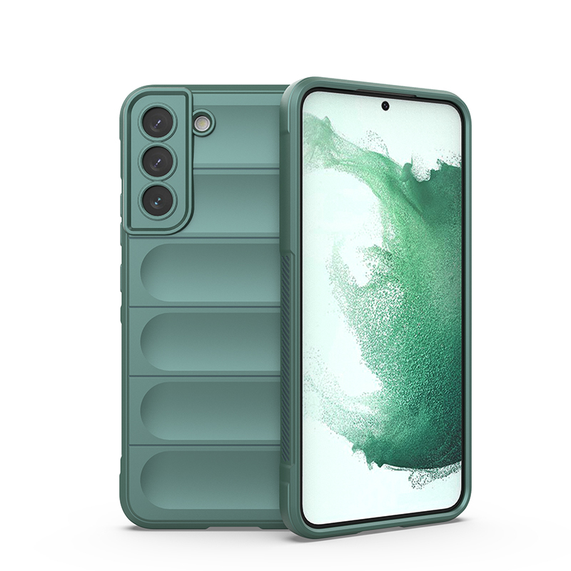 

Противоударный чехол Flexible Case для Samsung Galaxy S22+, зеленый, Flexible Case