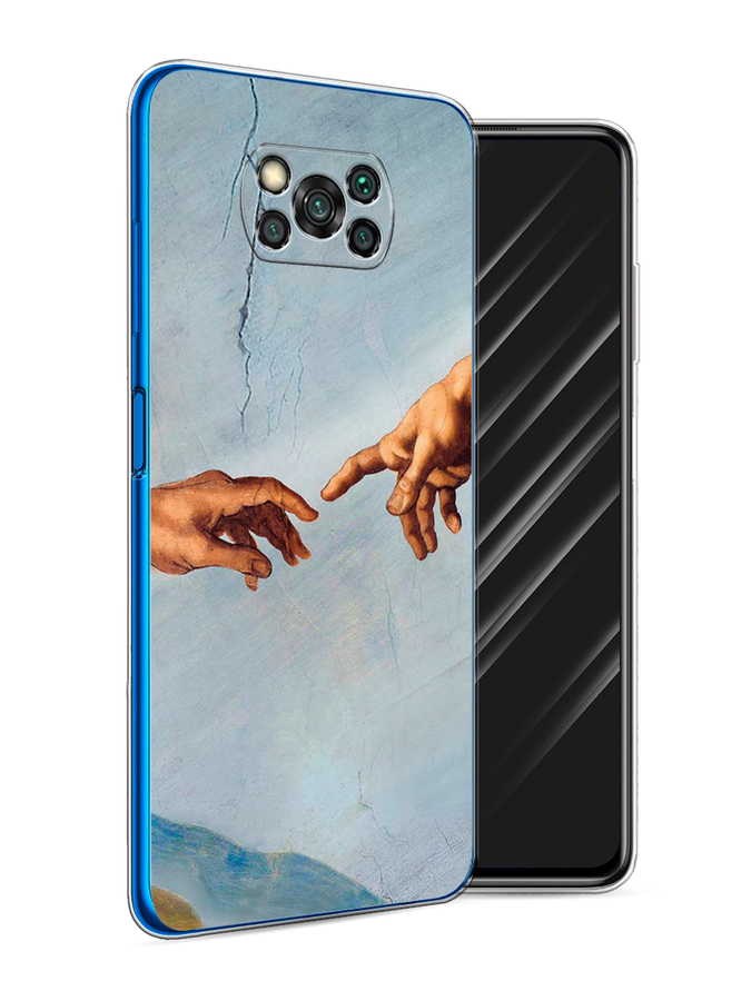 

Чехол Awog на Poco X3 NFC "Сотворение Адама", Разноцветный, 39250-9