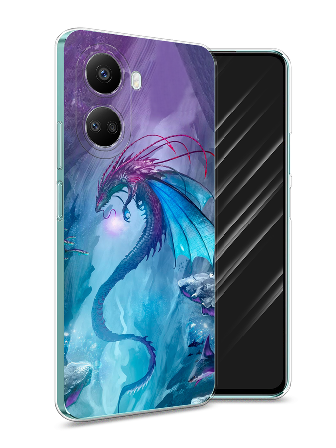 

Чехол Awog на Huawei nova 10 SE "Водный дракон", Голубой;фиолетовый;синий, 6109650-2