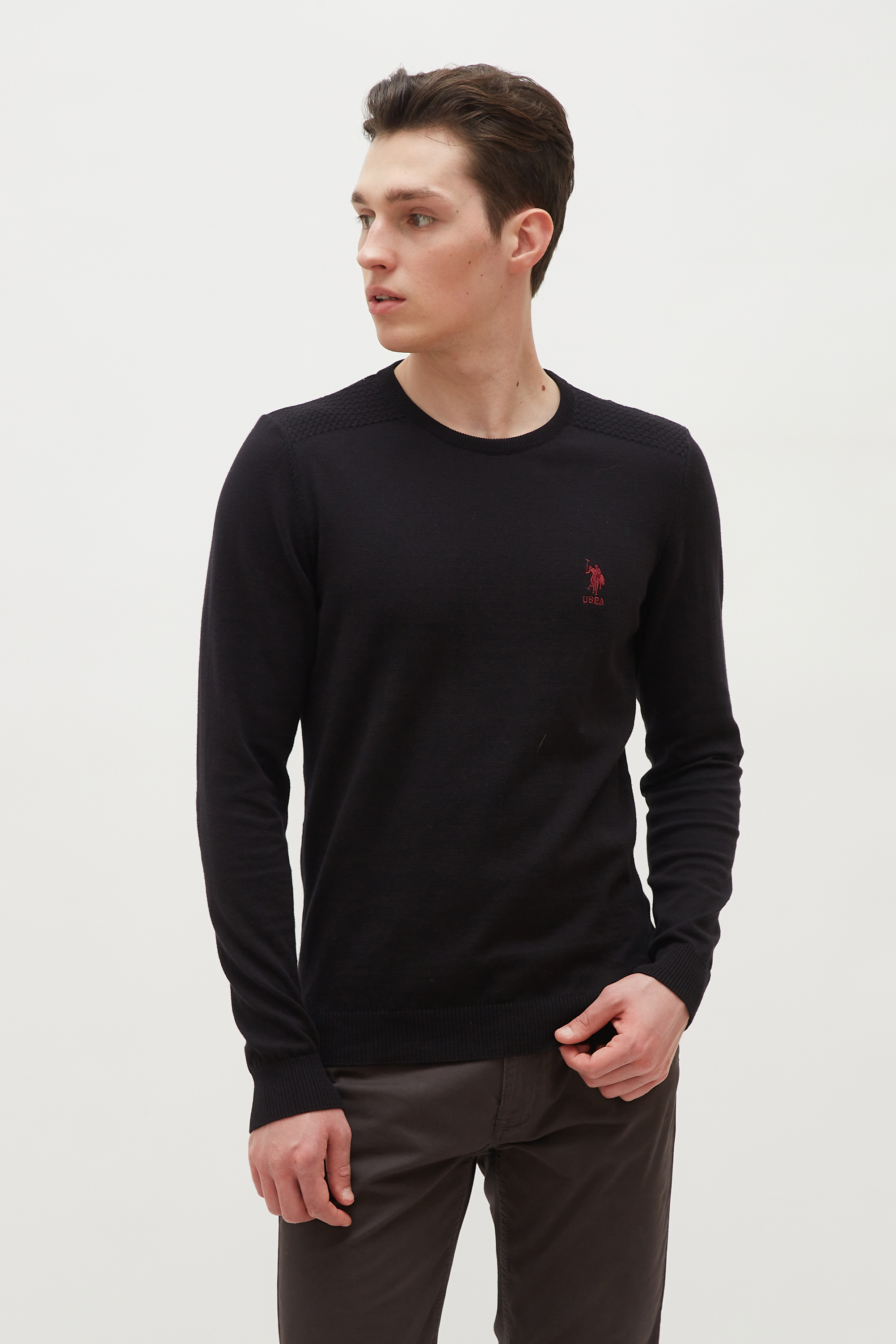 

Джемпер мужской U.S. POLO Assn. G081SZ0TK0TD01-BSK21 черный XL, G081SZ0TK0TD01-BSK21