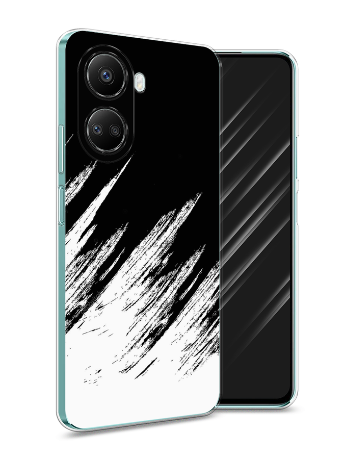 

Чехол Awog на Huawei nova 10 SE "Черно белые брызги", Черный;белый;бежевый, 6109650-3
