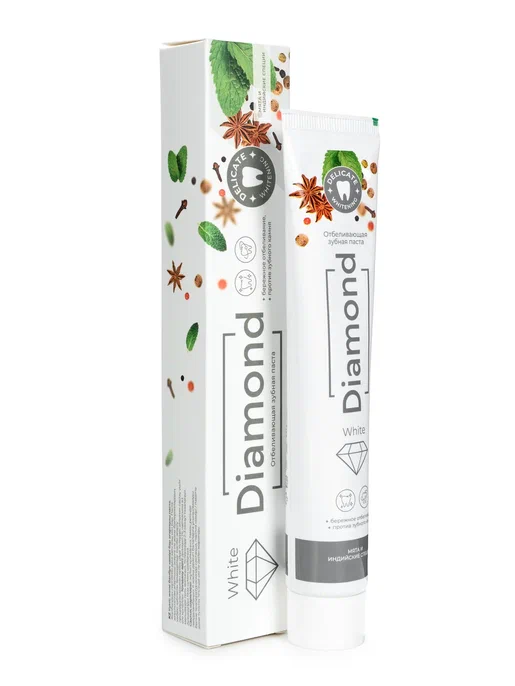 

Зубная паста Dorall Collection отбеливающая White diamond 100 г, -