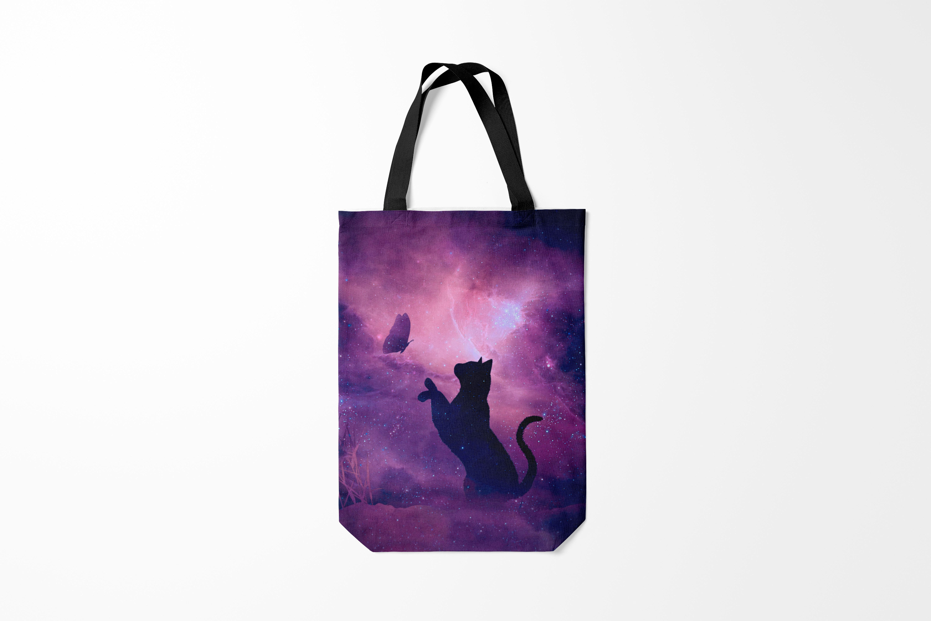 

Сумка шoппер унисекс Burnettie Коты и кошки Кошка играет с бабочкой,, Коты и кошки Кошка играет с бабочкой
