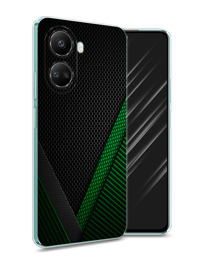 

Чехол Awog на Huawei nova 10 SE "Зеленый карбон", Черный;зеленый, 6109650-3