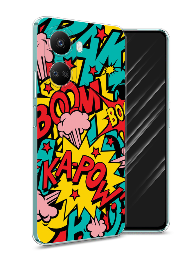 

Чехол Awog на Huawei nova 10 SE "Постер pop art", Голубой;желтый;красный, 6109650-9