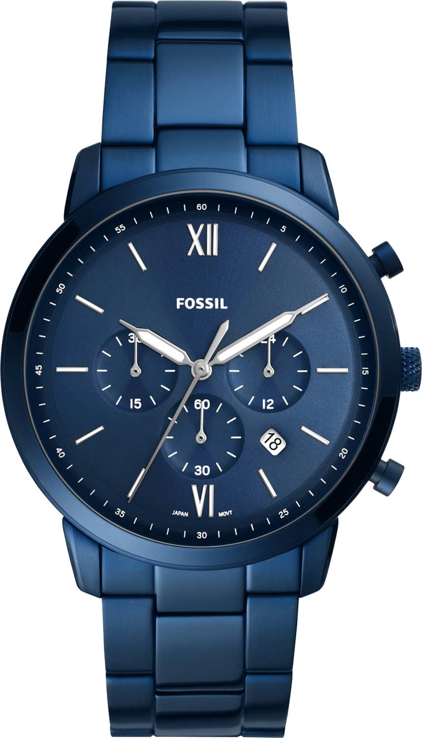 фото Наручные часы мужские fossil fs5826 синие