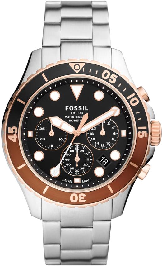 фото Наручные часы мужские fossil fs5768 серебристые