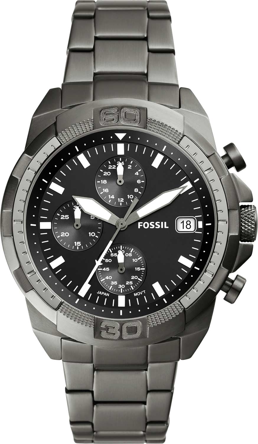 фото Наручные часы мужские fossil fs5852 серые