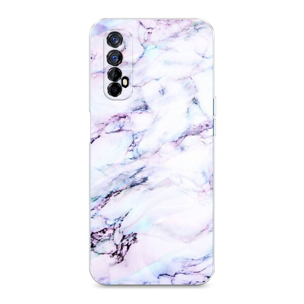 

Чехол на Oppo Realme 7 "Радужный мрамор", Серый;фиолетовый, 254150-3