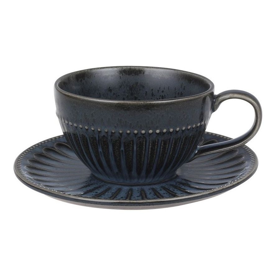 

Чайная пара Home & Style Black kitchen 250 мл, Черный;синий