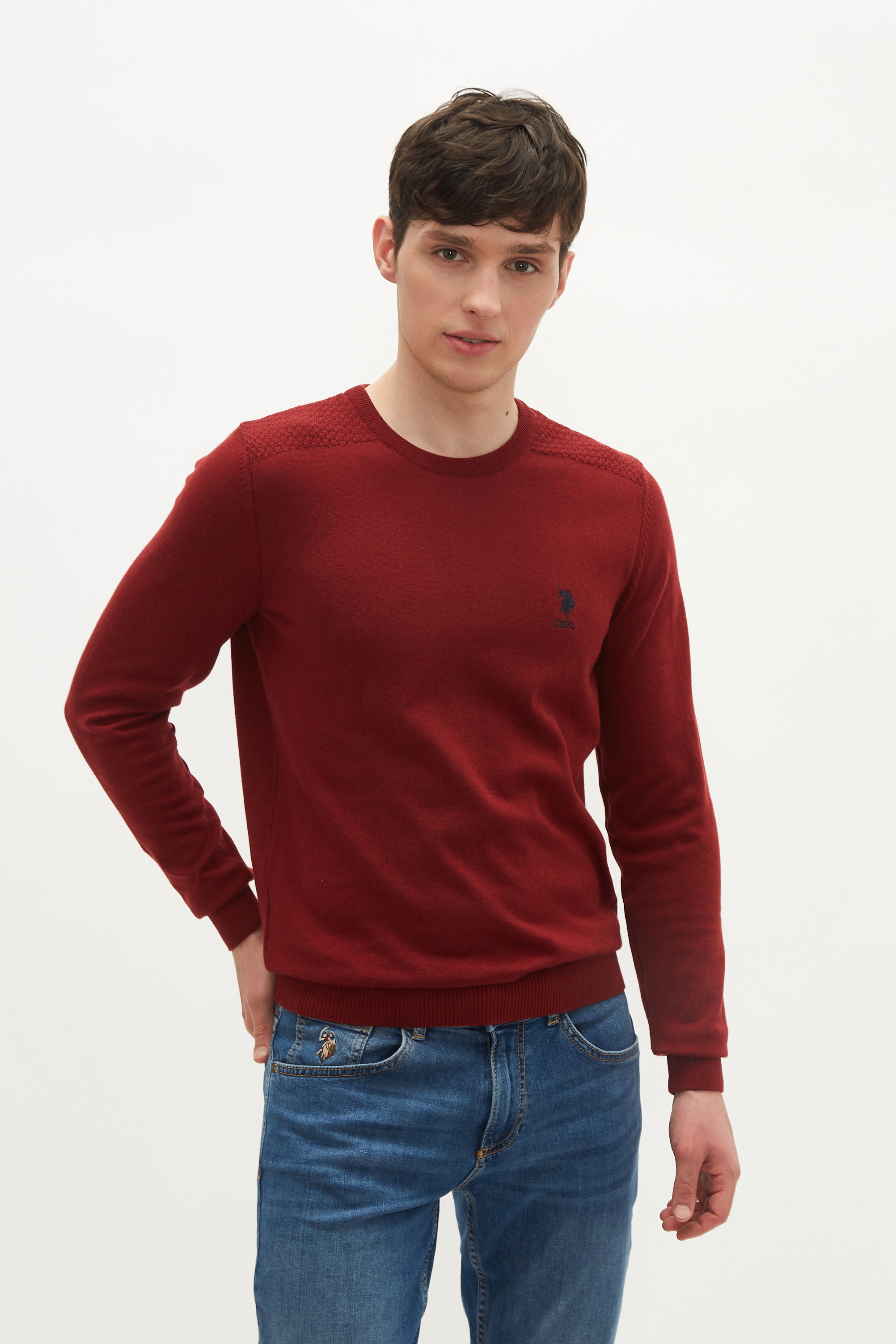 

Джемпер мужской U.S. POLO Assn. G081SZ0TK0TD01-BSK21 бордовый L, G081SZ0TK0TD01-BSK21