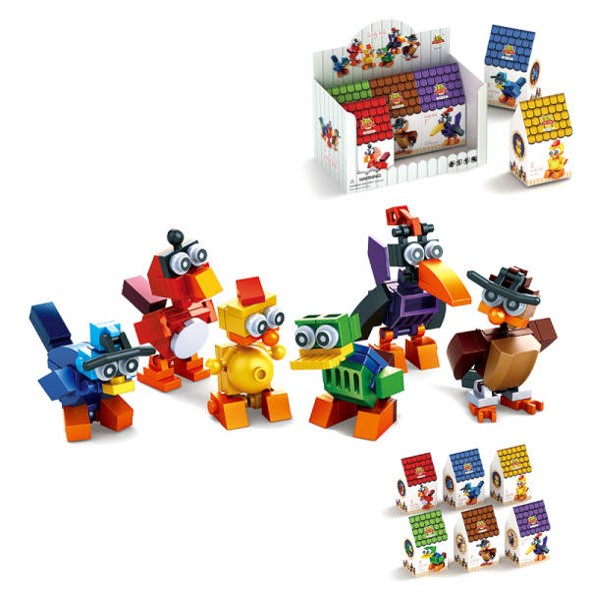 Конструктор 1toy Blockformers Птички, 30 дет