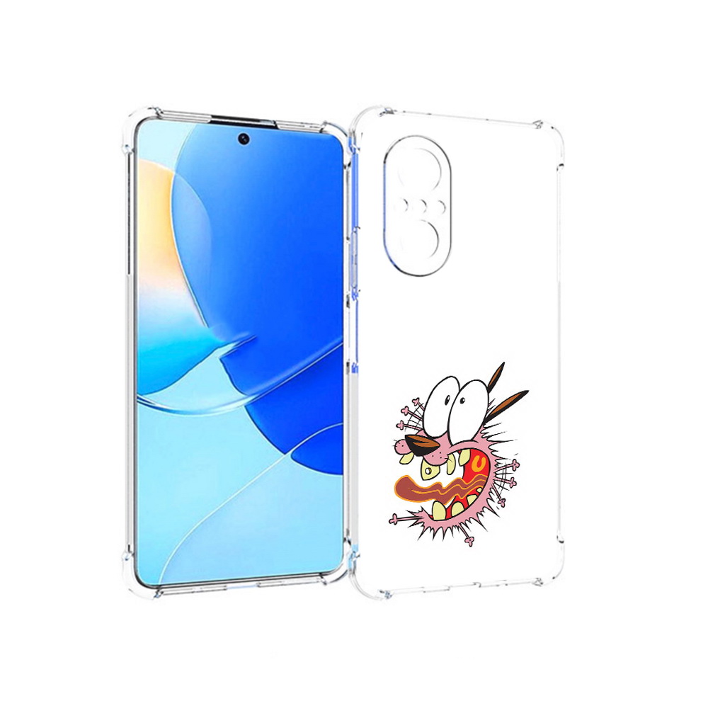 Чехол MyPads Tocco для Huawei Nova 9 SE испуганный бобик