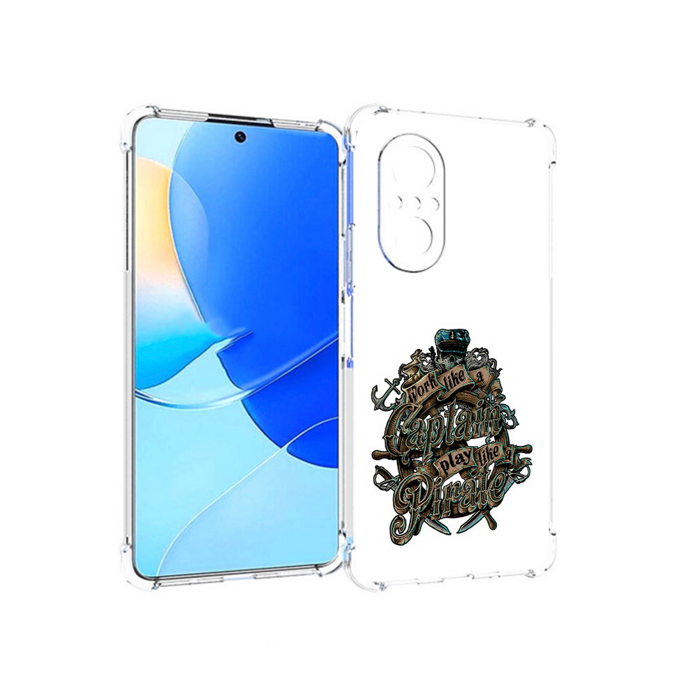 

Чехол MyPads Tocco для Huawei Nova 9 SE капитан пиратов, Прозрачный, Tocco