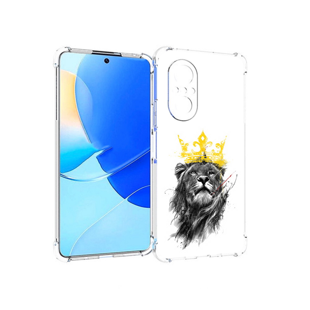 

Чехол MyPads Tocco для Huawei Nova 9 SE король-лев, Прозрачный, Tocco