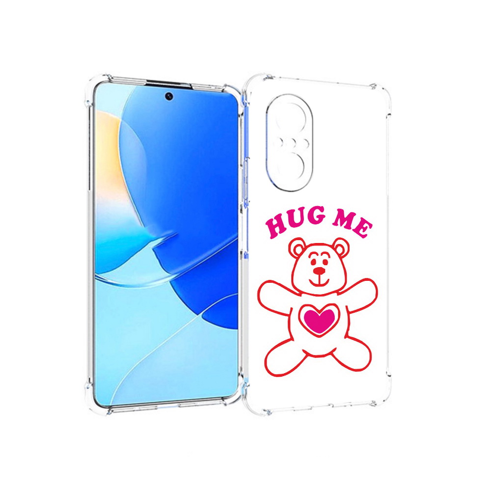 

Чехол MyPads Tocco для Huawei Nova 9 SE 14 февраля обними меня, Прозрачный, Tocco