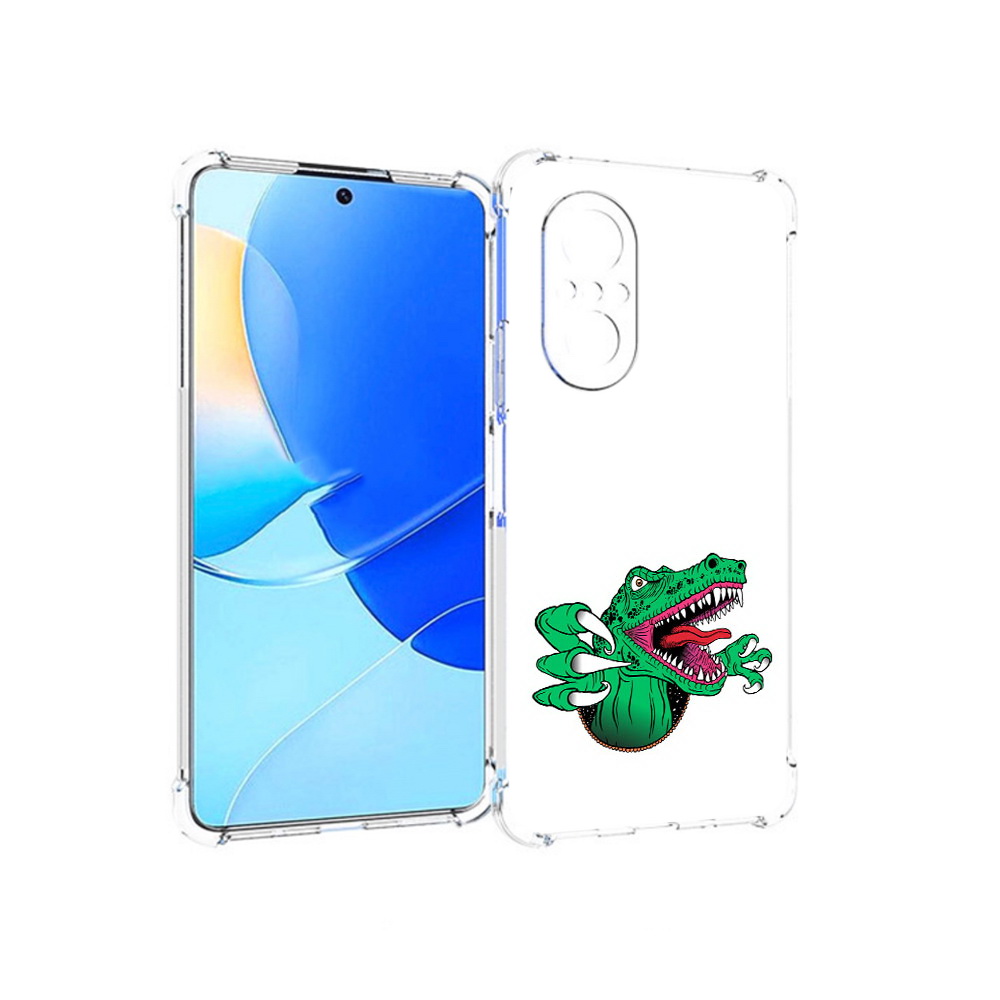 

Чехол MyPads Tocco для Huawei Nova 9 SE крокодил, Прозрачный, Tocco