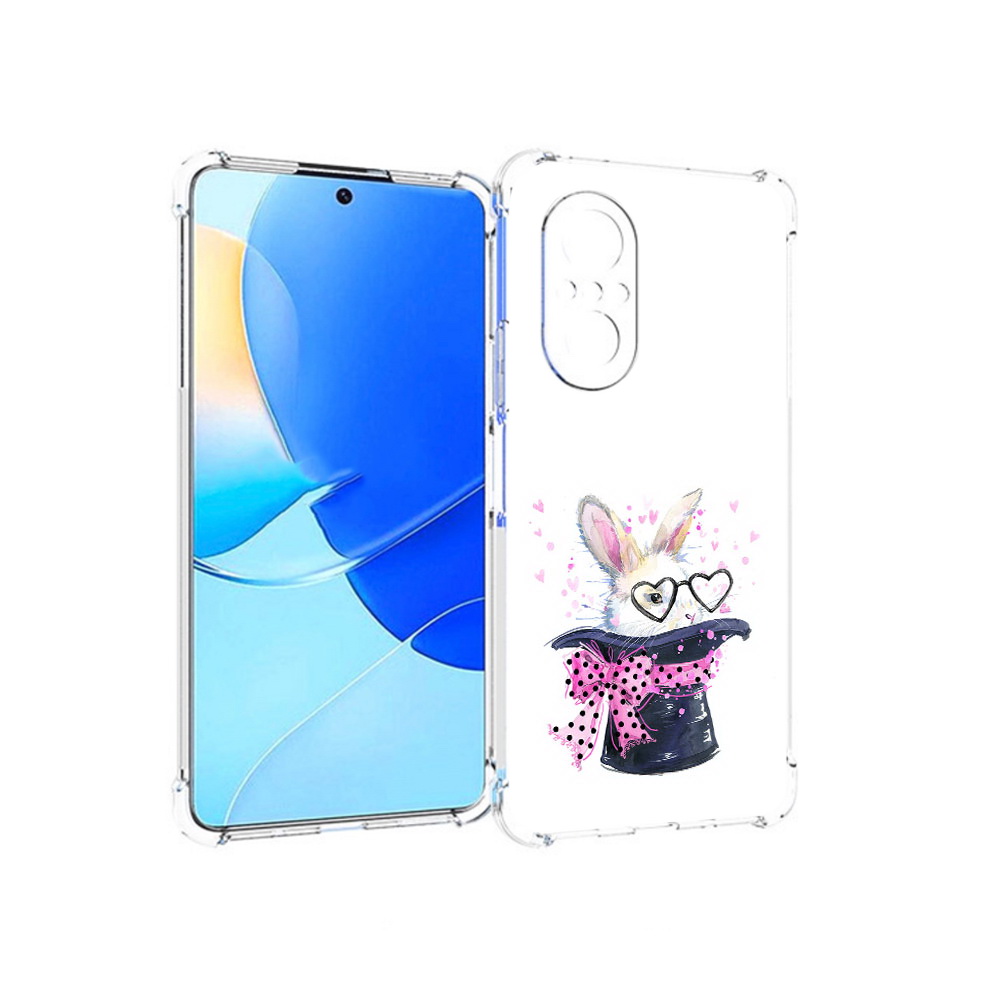 Чехол MyPads Tocco для Huawei Nova 9 SE кролик в шляпе