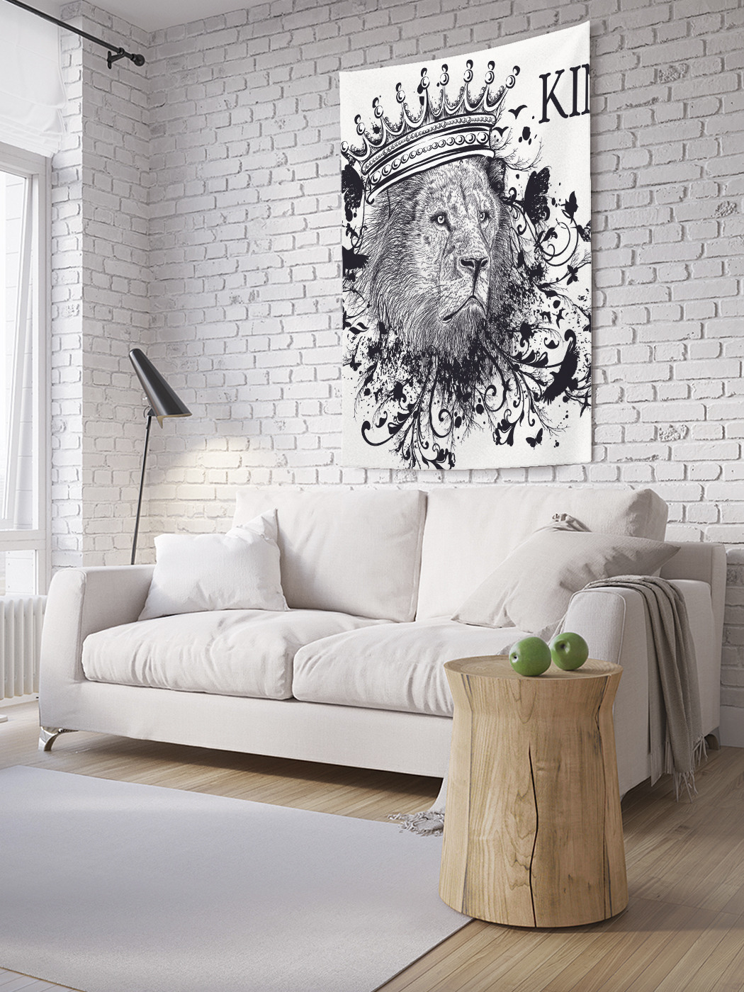 

Вертикальное фотопанно на стену JoyArty Король лев 150x200 см, Король лев