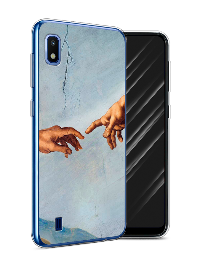 

Чехол Awog на Samsung Galaxy A10 "Сотворение Адама", Разноцветный, 27950-9