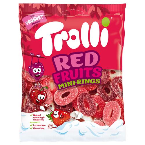 Жевательный мармелад TROLLI Красные фрукты, 100 г