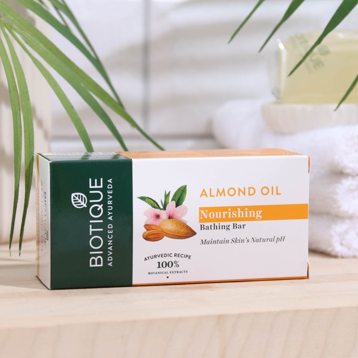

Мыло BIOTIQUE, с миндальным маслом, 150 г