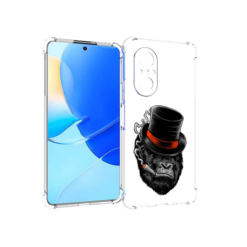 

Чехол MyPads Tocco для Huawei Nova 9 SE дизайнерская горилла, Прозрачный, Tocco