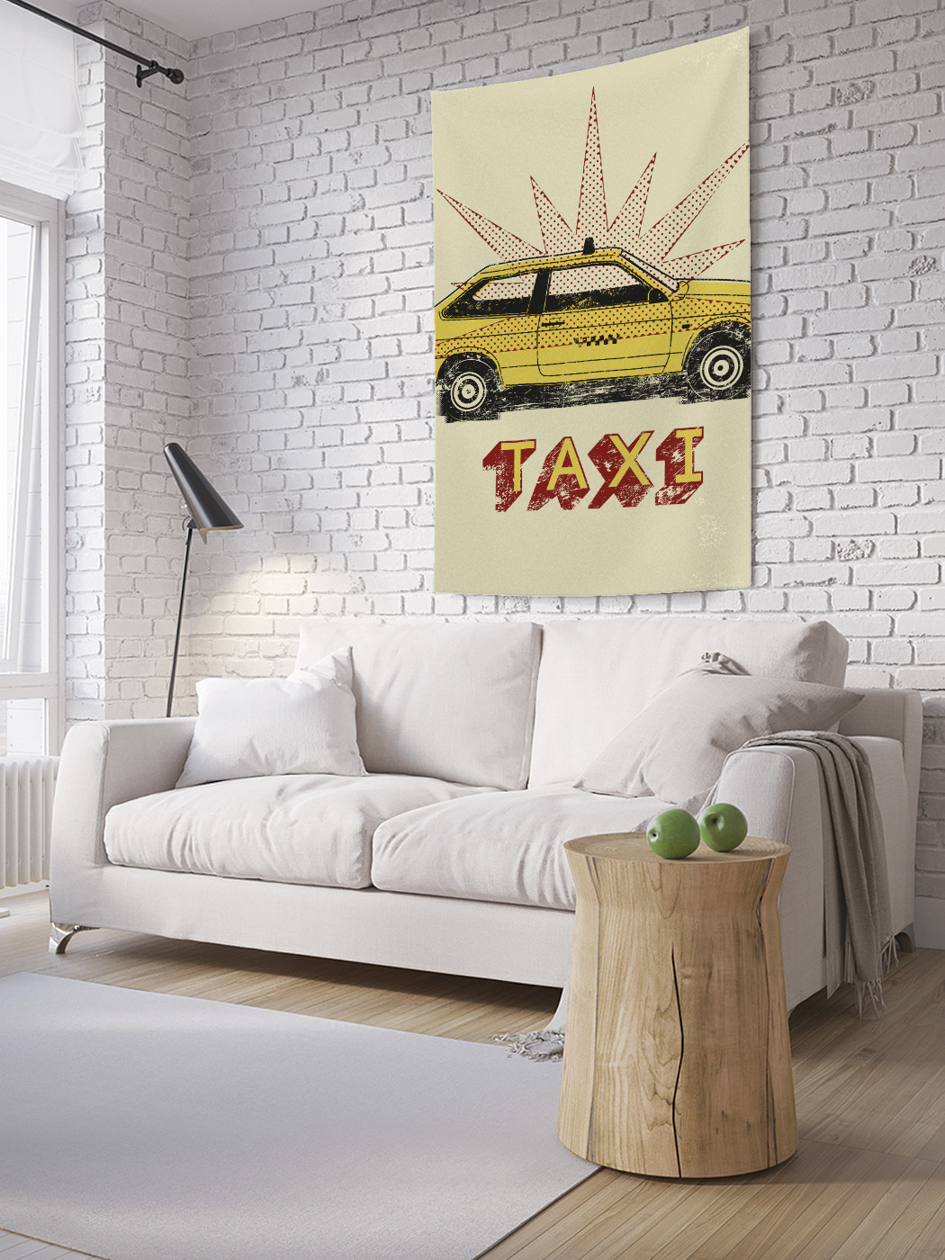

Вертикальное фотопанно на стену JoyArty Такси ретро 150x200 см, Такси ретро