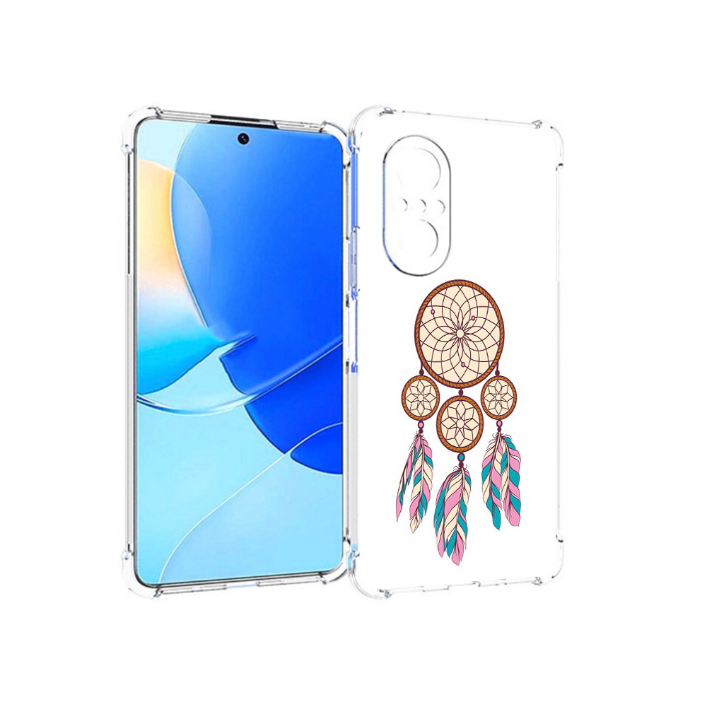 

Чехол MyPads Tocco для Huawei Nova 9 SE ловец снов бежевый, Прозрачный, Tocco