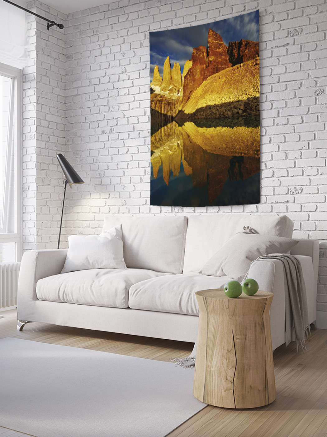 

Вертикальное фотопанно на стену JoyArty Осенняя река 150x200 см, Осенняя река