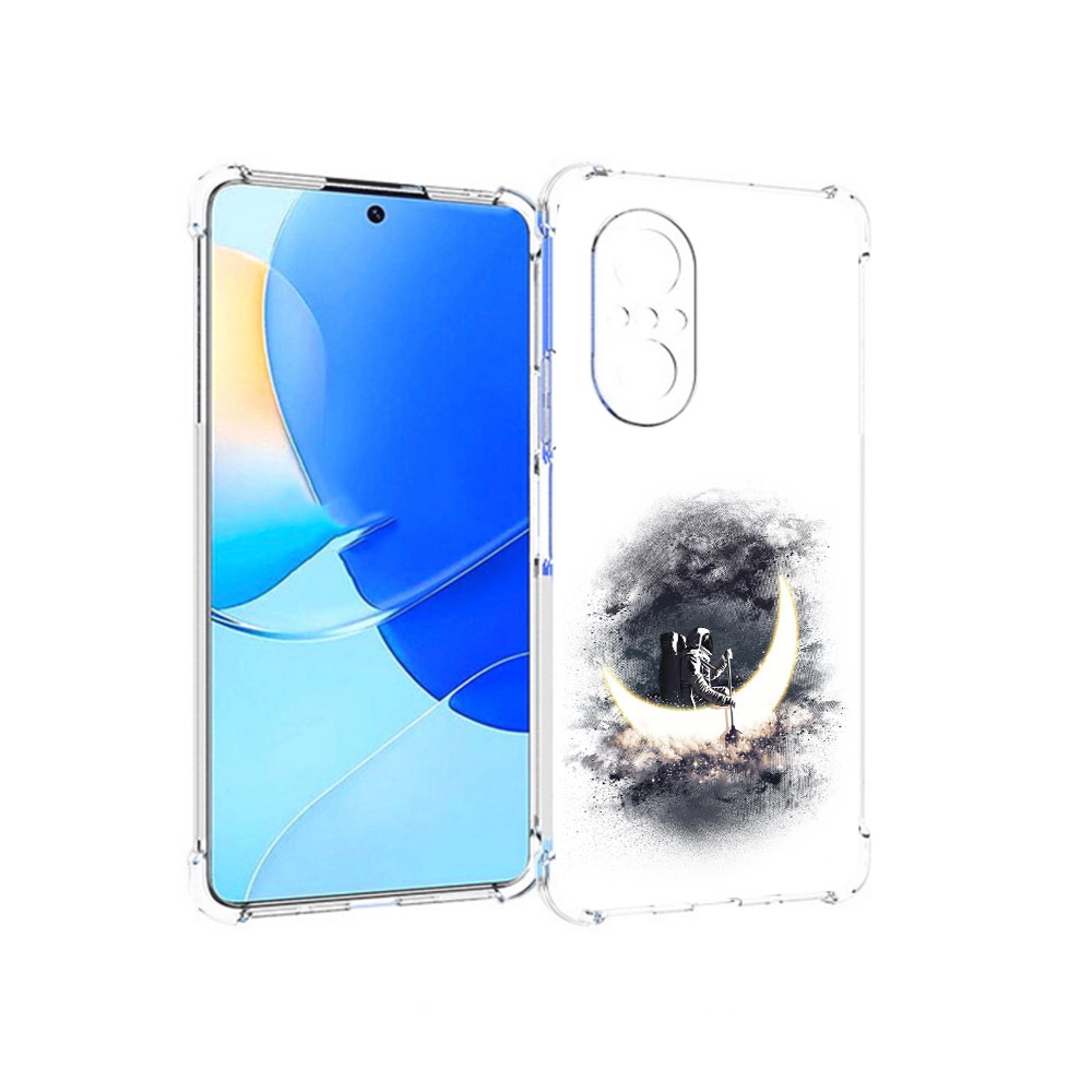 

Чехол MyPads Tocco для Huawei Nova 9 SE лунный путешественник, Прозрачный, Tocco