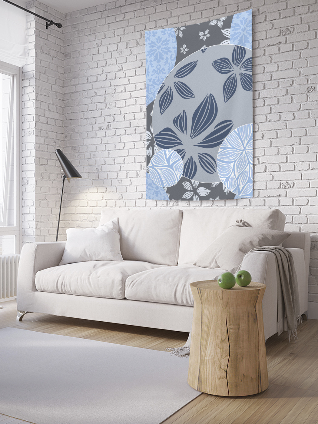 

Вертикальное фотопанно на стену JoyArty Цветочные шары 150x200 см, Цветочные шары