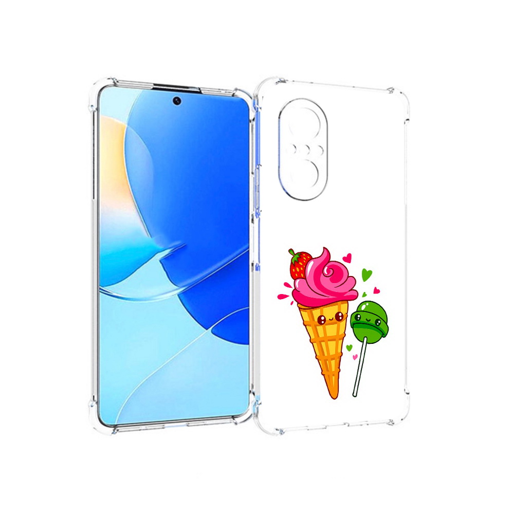 

Чехол MyPads Tocco для Huawei Nova 9 SE Вкусняшки, Прозрачный, Tocco