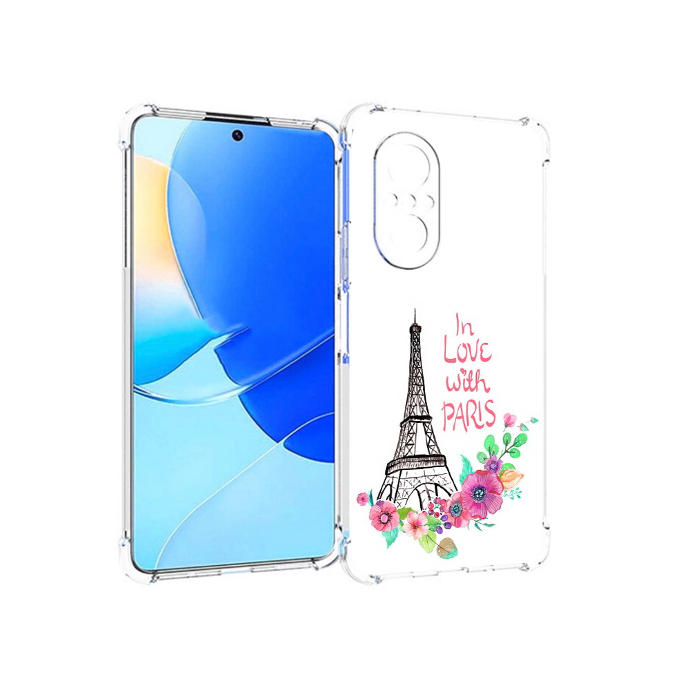 

Чехол MyPads Tocco для Huawei Nova 9 SE любимый париж, Прозрачный, Tocco