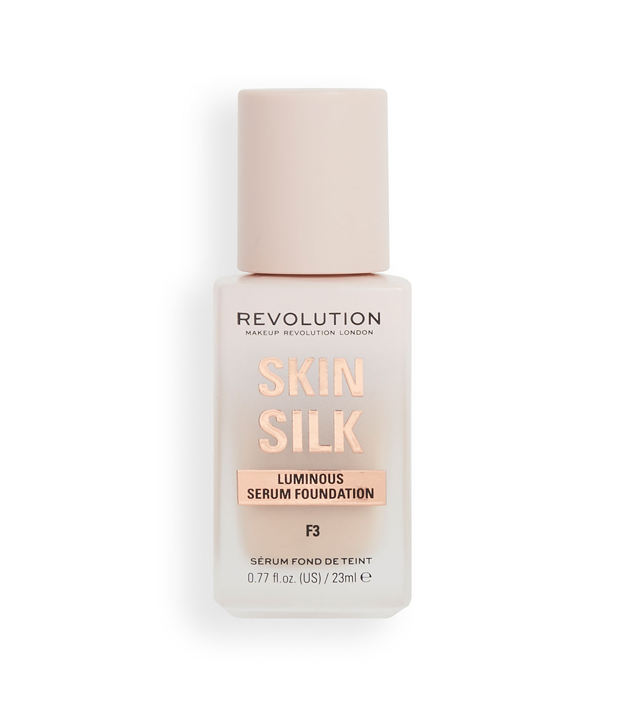 Тональная основа Makeup Revolution Skin Silk Serum Foundation F3 тональное средство elian russia silk obsession foundation т14 latte 35 мл