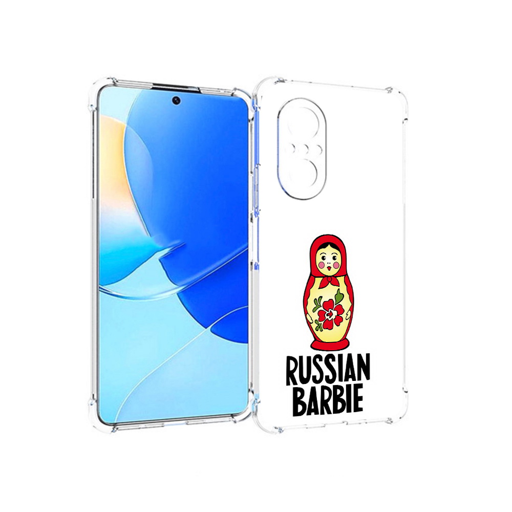 

Чехол MyPads Tocco для Huawei Nova 9 SE матрешка, Прозрачный, Tocco